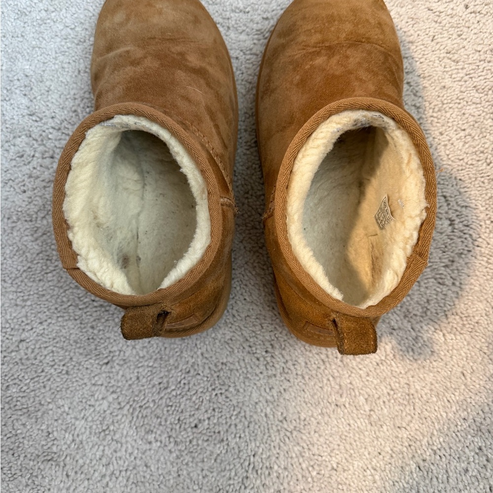 UGG ultra mini chestnut boots - Picture 5 of 7